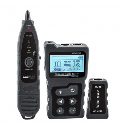 W-Star Tester kabelů UTP WSNF8209, RJ45, Poe, hledací sonda
