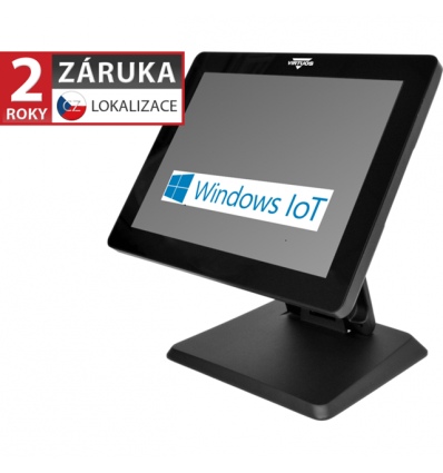 VIRTUOS BPOS BP-1588, 15" LCD LED, 400 cd/m2, J6412, 8GB RAM, 256GB SSD, Win11 IoT, kapacitní, černý