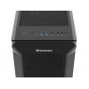 Počítačová skříň Genesis IRID 505F/Midi Tower/Transpar./Černá