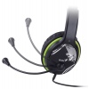 Sluchátka s mik. GENIUS HS-400A green + redukce