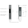Ubiquiti UACC-Lock-Strike-Secure-8mm, UniFi Access Fail-Secure Strike Lock 8mm