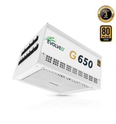 EVOLVEO G650, 650W/ ATX 3.1/ 80+ GOLD/ Modular