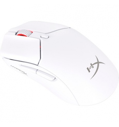 HyperX Pulsefire Haste 2 Mini/Herní/Optická/Pro praváky/26 000 DPI/Drátové/Bezdrátové/Bílá