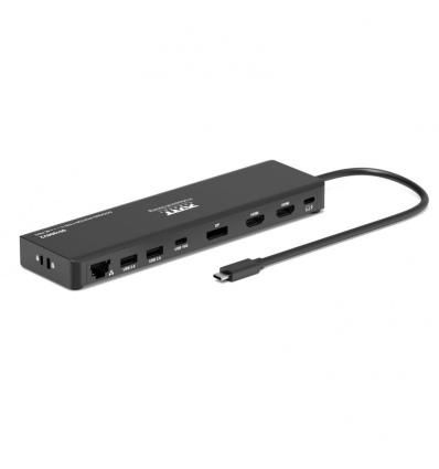PORT CONNECT Univerzální cestovní dokovací stanice USB-C, 1× 4K / 3× Full HD