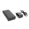 Platinet SET 3v1 Powerbanka 20000 mAh + Nabíječka 20W Power Delivery, kabel USB-C 1m, černá