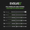 EVOLVEO G650, 650W/ ATX 3.1/ 80+ GOLD/ Modular