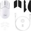 HyperX Pulsefire Haste 2 Mini/Herní/Optická/Pro praváky/26 000 DPI/Drátové/Bezdrátové/Bílá