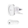 ER POWER CAR VENT MOUNT držák pro MagSafe nabíječku + 20W autonabíječka - bílá