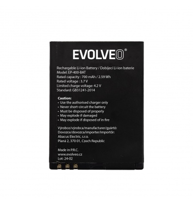 EVOLVEO orig. baterie 700 mAh pro EasyPhone ID/EG/XS (EP-400/550/570)