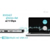 i-tec USB-C Metal Nano 3x Display (DP, HDMI and VGA) Docking Station, Power Delivery 100W