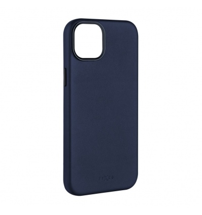 FIXED MagLeather kožený kryt iPhone 15+ modrý
