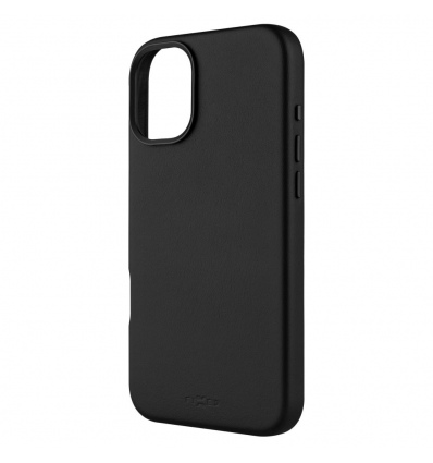 FIXED MagLeather kožený kryt iPhone 16+ černý