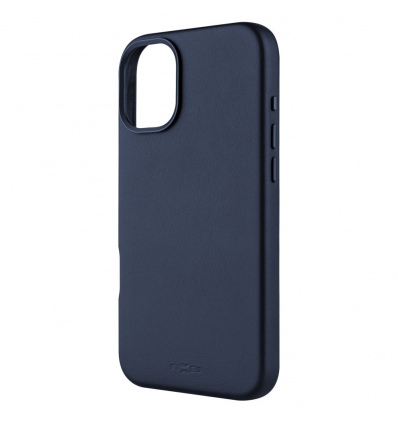 FIXED MagLeather kožený kryt iPhone 16+ modrý
