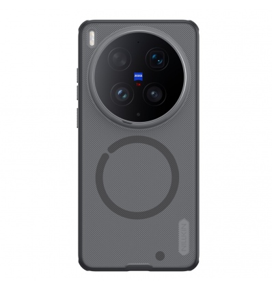 Nillkin Super Frosted PRO Magnetic Zadní Kryt pro Vivo X300 Ultra Transparent Black