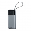 Sandberg All-in1 Powerbank 20000 mAh PD 67W, powerbanka s integrovaným USB-C kabelem, černá