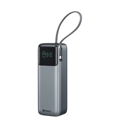 Sandberg All-in1 Powerbank 27000 mAh PD 240W, powerbanka s USB-C kabelem, černá