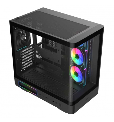 FSP M581-BA/Midi Tower/Transpar./Černá