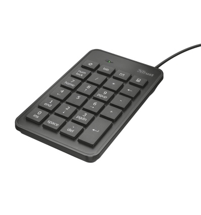 TRUST XALAS Numerický blok, USB, černý
