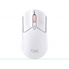 HyperX Pulsefire Haste 2/Herní/Optická/Pro praváky/26 000 DPI/USB+BT/Bílá