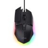 Trust GXT 121 Felox+/Herní/Optická/Pro praváky/10 000 DPI/Drátové USB-A/Černá
