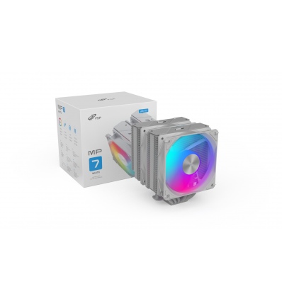FSP Chladič CPU MP7-WA Dual, 120mm FDB Fan, White