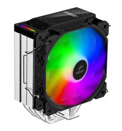 EVOLVEO QuietCool5, CPU chladič, 6x heatpipe, černý