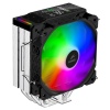 EVOLVEO QuietCool7, CPU chladič s digitálním displejem, 6x heatpipe, černý