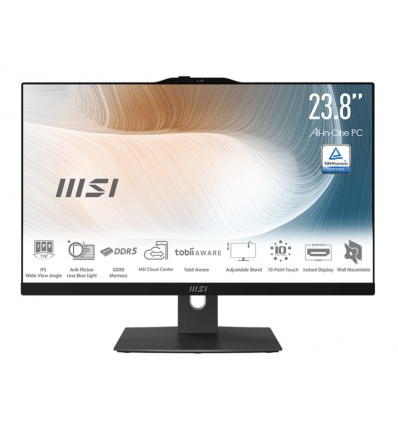 MSI Modern/AM242TP/23,8"/FHD/T/5-120U/16GB/512GB/Intel int/W11H/Černá/3R