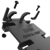 UNPKD RAM QUICK-GRIP XL PHONE HOLDER FOR LARGER DEVICES WITH SHORT ARM AND U-BOLT