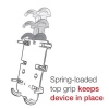 UNPKD RAM QUICK-GRIP XL PHONE HOLDER FOR LARGER DEVICES WITH SHORT ARM AND U-BOLT