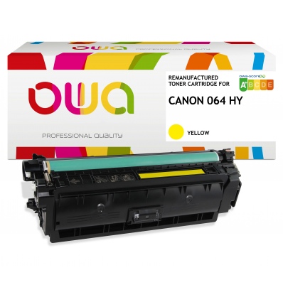 OWA Armor toner kompatibilní s Canon CRG-064H Y, 10400st, žlutá/yellow