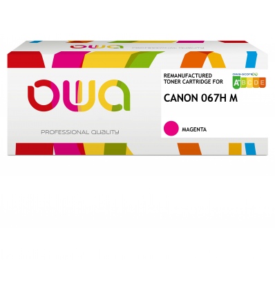 OWA Armor toner kompatibilní s Canon CRG-067H M, 2350st, červená/magenta