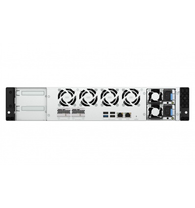 QNAP TS-h1065eU-RP-8G (Intel 4core, ZFS, 8GB DDR5 RAM, 8x SATA + 2x E1.S, 1x PCIe, 2x 2,5GbE)