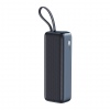 Sandberg All-in1 Powerbank 20000 mAh PD 130W, powerbanka s USB-C kabelem, černá