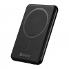 Sandberg SemiSolidState Magnet Powerbank 5000 mAh PD20W, magnetická powerbanka, černá