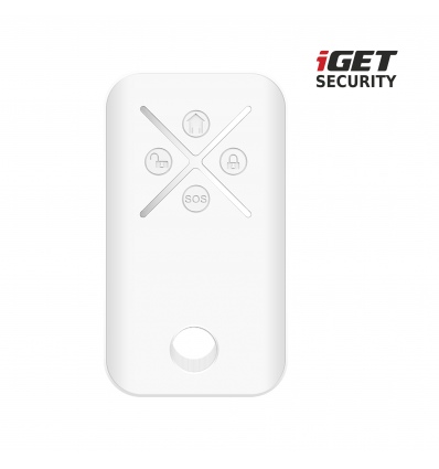 iGET SECURITY MP5 - dálkové ovládání (klíčenka) pro alarm M6-4G, výdrž baterie až 3 roky