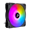 EVOLVEO 12FSB, ventilátor, 120mm, 4pin molex, ARGB, slave, černý