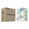 GIGABYTE C500 PANORAMIC STEALTH ICE/Midi Tower/Transpar./Bílá