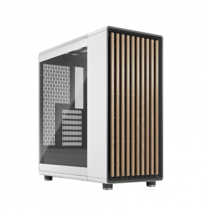 Fractal Design North Chalk White TG Clear/Midi Tower/Transpar./Bílá