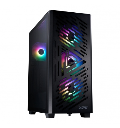 Adata XPG LANDER 501/Midi Tower/Transpar./Černá