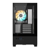 GIGABYTE C201 PANORAMIC/Midi Tower/Transpar./Černá