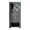 GEMBIRD Fornax 900/Midi Tower/Transpar./Černá