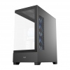 FSP M370-BA/Midi Tower/Transpar./Černá
