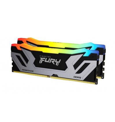 Kingston FURY Renegade/DDR5/48/8000MHz/CL38/2x24GB/RGB/Black/Silv