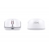 HyperX Pulsefire Haste 2/Herní/Optická/Pro praváky/26 000 DPI/USB+BT/Bílá