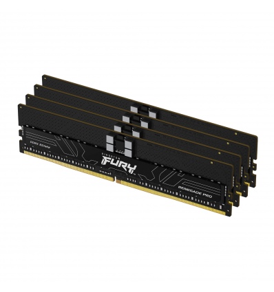 Kingston FURY Renegade Pro/DDR5/128GB/7200MHz/CL38/4x32GB/Black