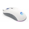 Endorfy GEM Plus/Herní/Optická/Pro praváky/19 000 DPI/Drátové USB-A/Bílá