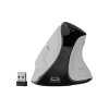 Vertikální bezdrátová myš Natec EUPHONIE PRO/Vertikální/Blue Sense/Pro praváky/4 000 DPI/USB+BT/Bílá