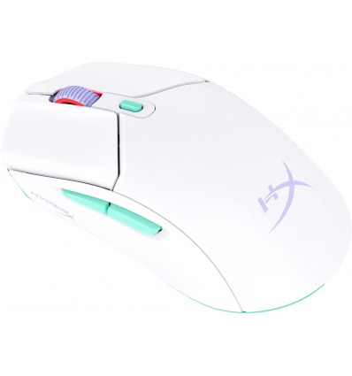 HyperX Pulsefire Haste 2 Core/Herní/Optická/12 000 DPI/USB+BT/Bílá