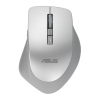 ASUS WT425/Ergonomická/Optická/Pro praváky/1 600 DPI/Bezdrátové USB/Stříbrná